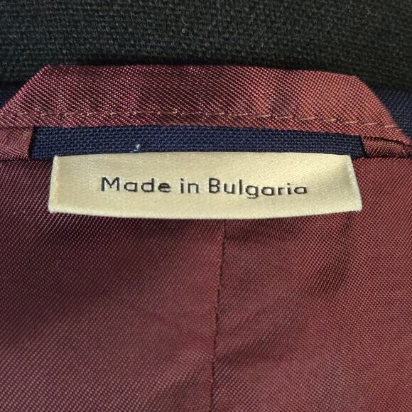 Gucci Blazer Size 44 Blue and Burgundy Uniform - Picture 8 of 8